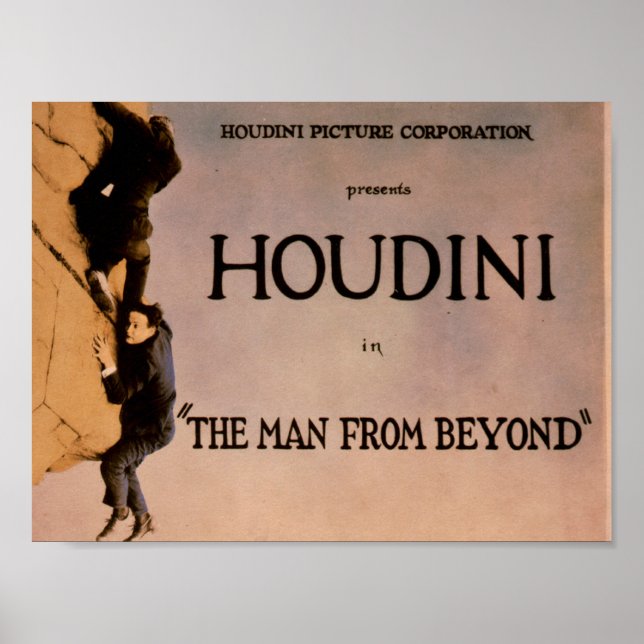 The Man from Beyond (Houdini movie, 1922) Poster (Front)