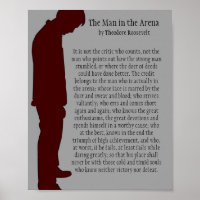 The Man in the Arena 8 X 10