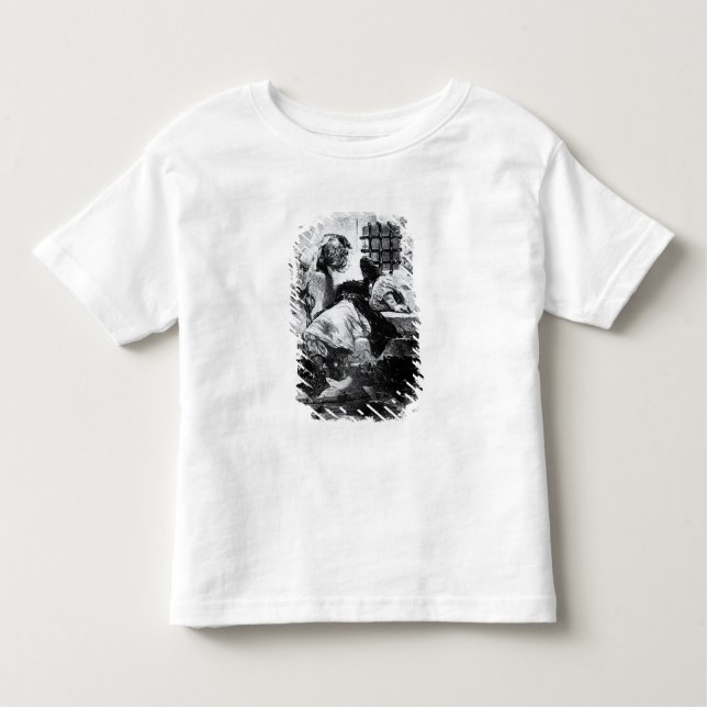 The Man in the Iron Mask in his Prison Toddler T-Shirt (Front)