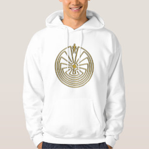 The Man in the Maze - gold Hoodie