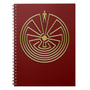 The Man in the Maze - gold Notebook