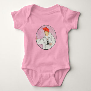 The Man in the Moon Mother Goose Nursery Rhyme Baby Bodysuit