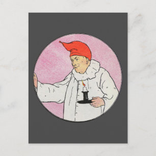 The Man in the Moon Mother Goose Nursery Rhyme Postcard