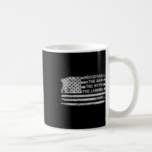The Man Myth Legend Fathers Day American Flag Coffee Mug