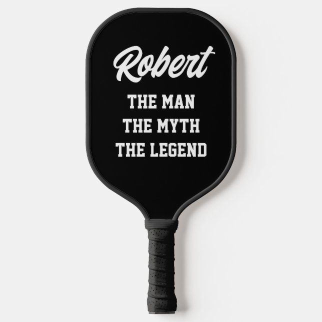 The man myth legend funny custom player name pickleball paddle (Front)