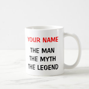 The man myth legend mug for 50th Birthday men