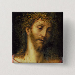 The Man of Sorrows 15 Cm Square Badge