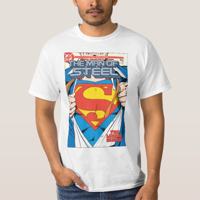 The Man of Steel #1 Collector's Edition T-Shirt (Front)