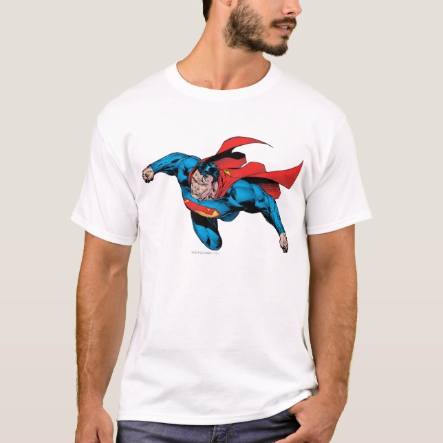 The Man of Steel Comic Style T-Shirt (Front)