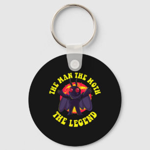 The Man The Moth The Legend Mothman Cute Cryptid C Key Ring