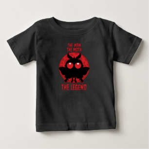 The Man, The Moth, The Legend - Mythical Mothman Baby T-Shirt