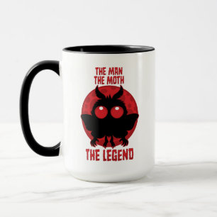 The Man, The Moth, The Legend - Mythical Mothman Mug