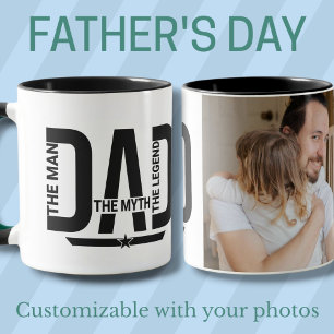 The Man The Myth Daddy The Legend custom photo Mug