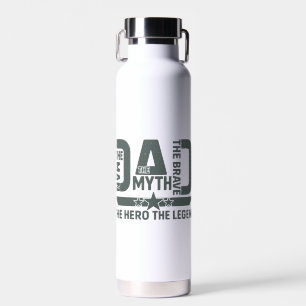 The Man, The Myth, The Brave, The Hero, The Legend Water Bottle