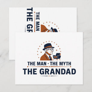 The Man The Myth The Grandad Thank You Card