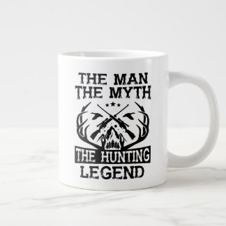The Man The Myth The Hunting Legend - Camp Large Coffee Mug