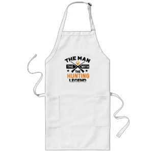 The Man The Myth The Hunting Legend - Deer Long Apron