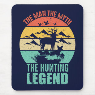 The Man - The Myth - The Hunting Legend Mouse Pad
