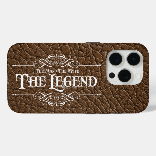 The Man, The Myth, The Legend Case-Mate iPhone Cas Case (Back (Horizontal))