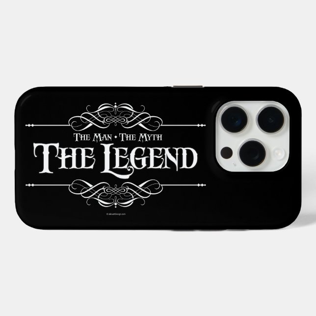 The Man, The Myth, The Legend Case-Mate iPhone Cas Case (Back (Horizontal))