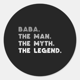 The Man The Myth The Legend Cool Classic Round Sticker