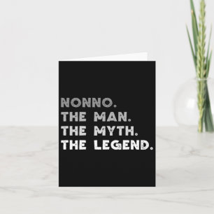 The Man The Myth The Legend Cool Nonno Card
