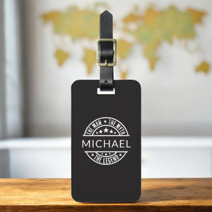The Man The Myth The Legend Custom Name Luggage Tag