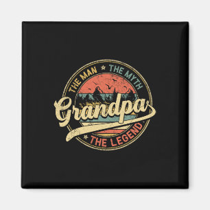 The Man The Myth The Legend Distressed Fathers Day Magnet