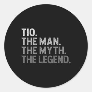 The Man The Myth The Legend Father's Day Funny Classic Round Sticker
