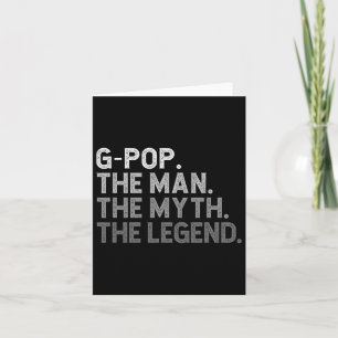 The Man The Myth The Legend Father's Day Funny Gpo Card