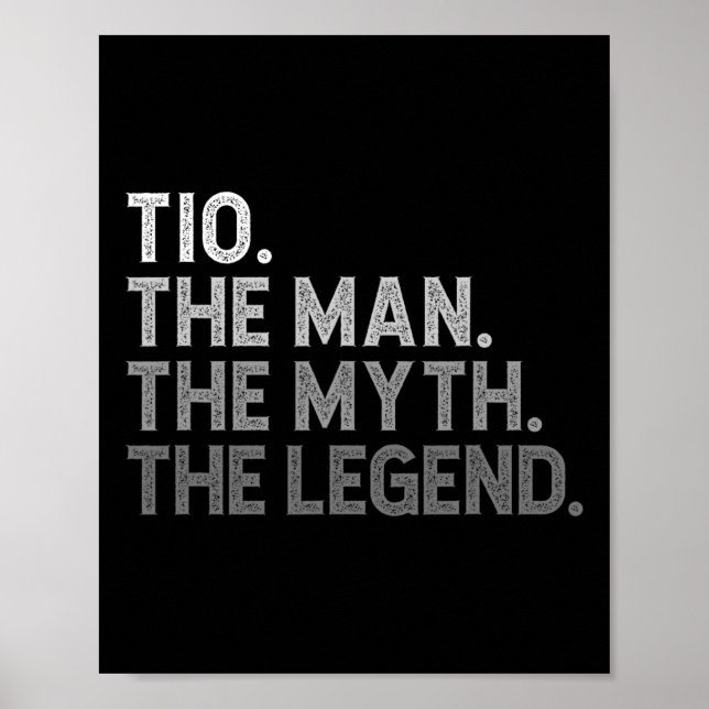 The Man The Myth The Legend Father's Day Funny  Poster (Front)