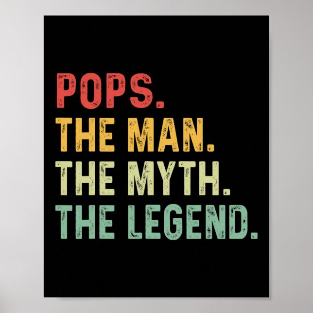 The Man The Myth The Legend Fathers Day Gift 1  Poster (Front)