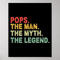 The Man The Myth The Legend Fathers Day Gift 