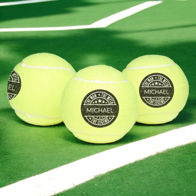 The Man The Myth The Legend Funny Custom Name  Tennis Balls (Creator Uploaded)