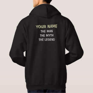 The man the myth the legend hoodie for men
