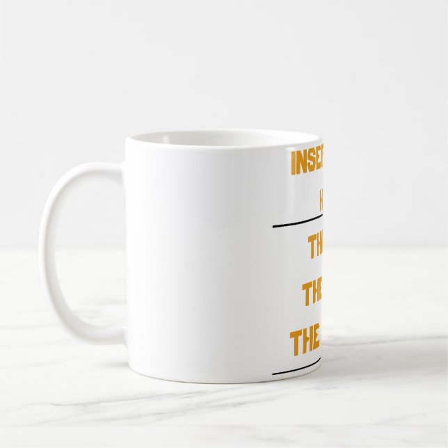 The man, the myth, the legend personalised mug (Left)