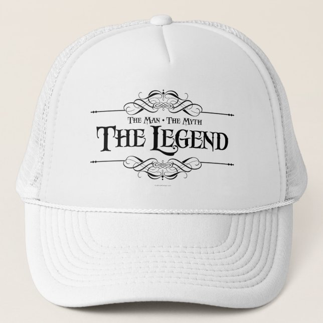 The Man, The Myth, The Legend Trucker Hat (Front)