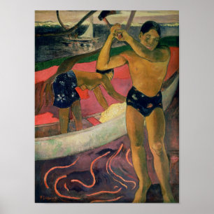 The Man with an Axe, 1891 Poster