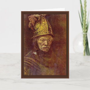 The Man With The Golden Helmet. Card