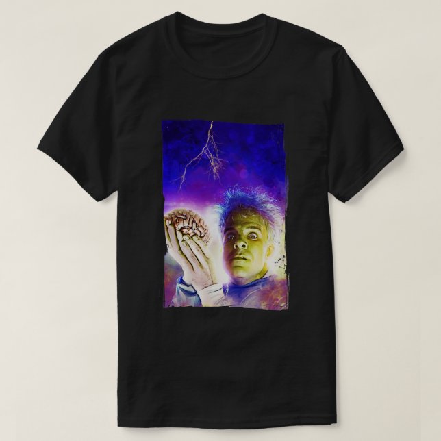 The Man with Two Brains T-Shirt (Design Front)