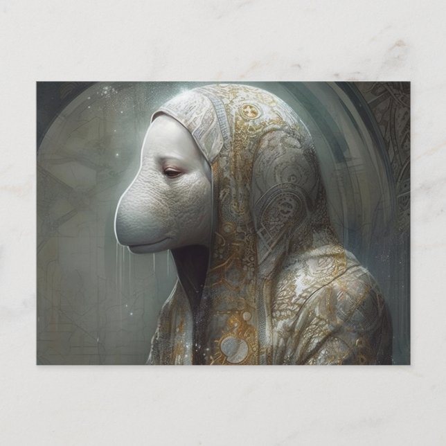 The Manatee Nun Postcard (Front)