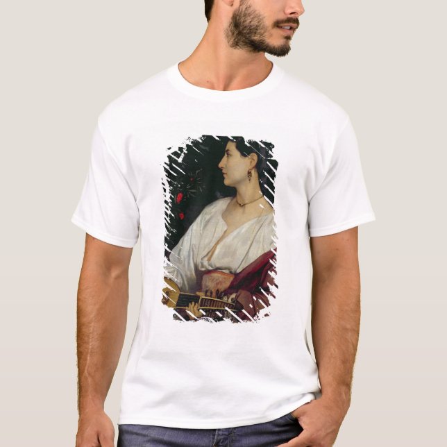 The Mandolin Player, 1865 T-Shirt (Front)