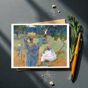The Mango Trees, Martinique 1887, by Paul Gauguin Postcard