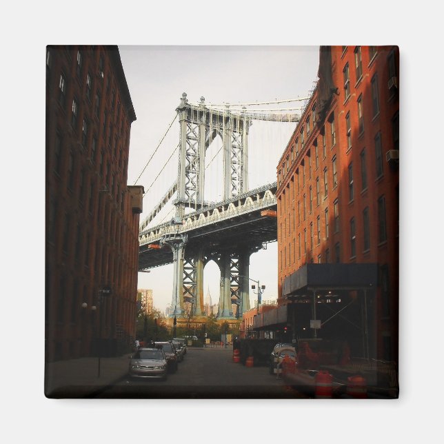 The Manhattan Bridge, A Street View Magnet (Front)