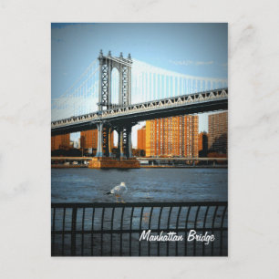 The Manhattan Bridge Postcard