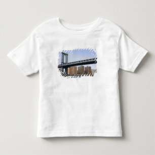 The Manhattan Bridge spanning the East River Toddler T-Shirt