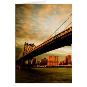 The Manhattan bridge view from Brooklyn side (NYC)