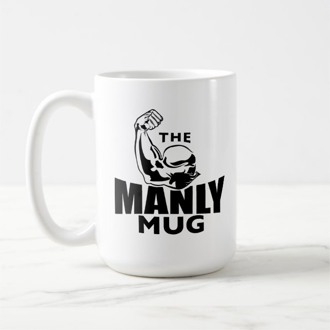 The Manly Mug, with Unicorn Coffee Mug (Left)