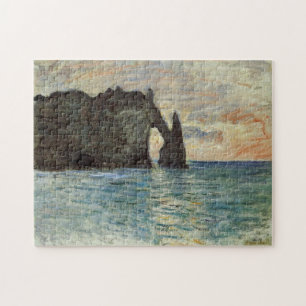 The Manneport, Cliff at Étretat Monet Fine Art Jigsaw Puzzle