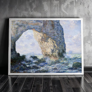 The Manneporte  by Claude Monet Poster